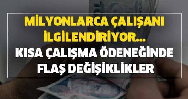 Kısa çalışma ödeneğinin şartları değişti! 