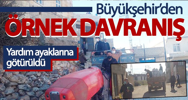 Kısıtlamada Büyükşehir dar gelirli aileleri unutmadı