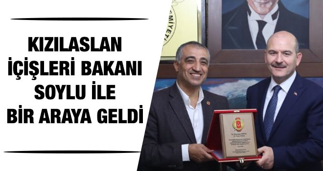 Kızılaslan Bakan Soylu’ya yerel basının sorunlarını iletti