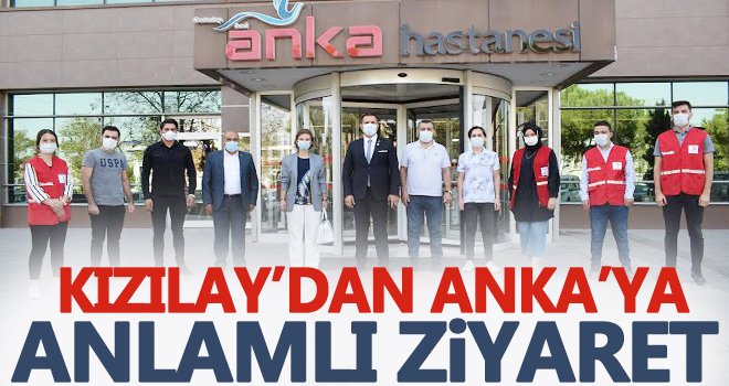 Kızılay’dan ANKA’ya anlamlı ziyaret