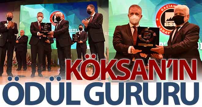 Köksan’a, 'Gaziantep’in Yıldızı' ödülü