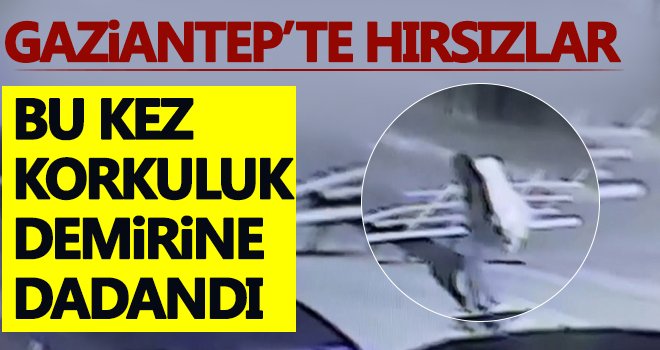 Korkuluk demiri çalan şüpheli yakalandı