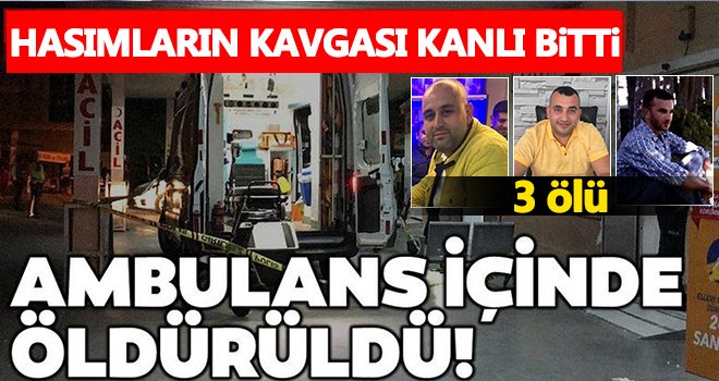 Korkunç cinayet! Hasımların kavgası kanlı bitti: 3 ölü
