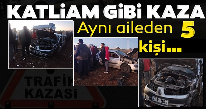 Korkunç kaza! Aynı aileden 5 kişi...