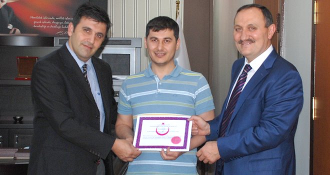 Kornea ödülü Dr. Ersin Arslan’a 