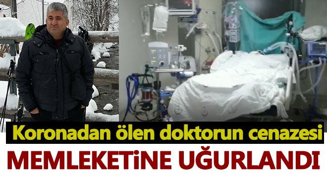 Koronadan ölen doktor Süyür, memleketine uğurlandı