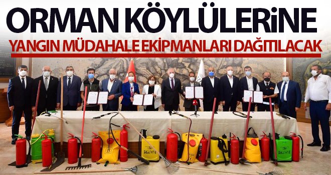 Köy halkına yangında ilk müdahale eğitimi verilecek