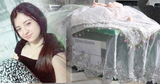 Kübra, son yolculuğuna uğurlandı