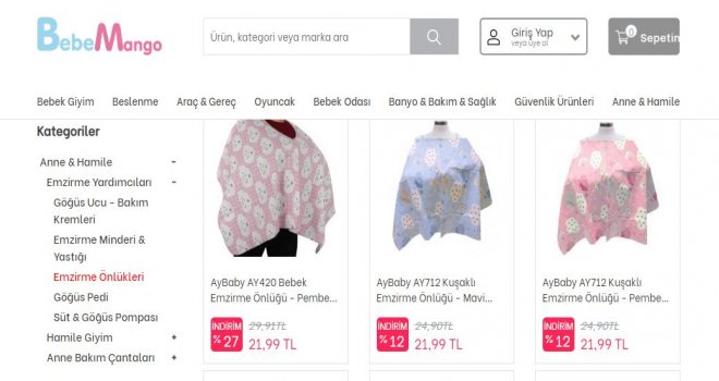 Kullanışlı Emzirme Önlükleri