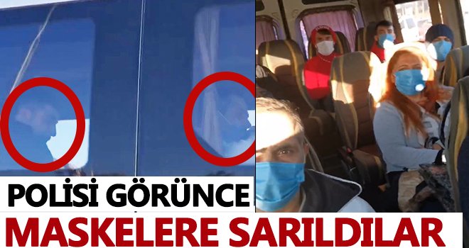 Kuralları ihlal eden yolcu ve araç sürücüsüne ceza 