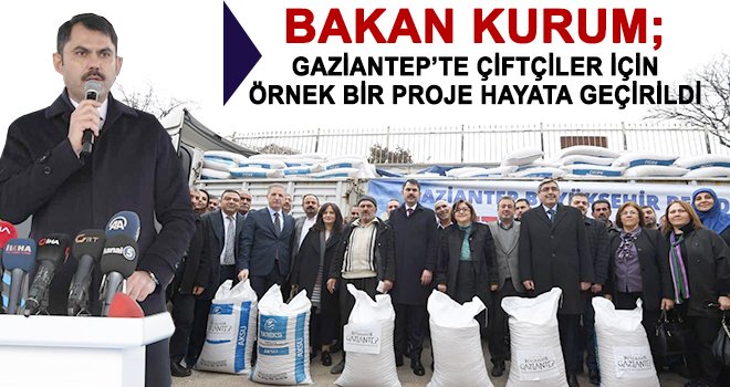 Kurum: Çiftçimizin harmanında ne varsa bizim torbamızda o var