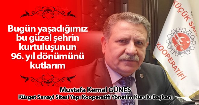 KÜSGET'ten 25 Aralık Kurtuluş Günü mesajı