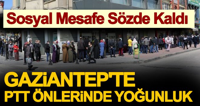 Kuyruğun sonu görünmedi! PTT önlerinde yoğunluk