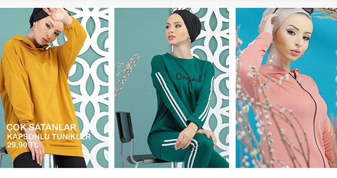 Kuyruklu Tesettür Elbise Modelleri