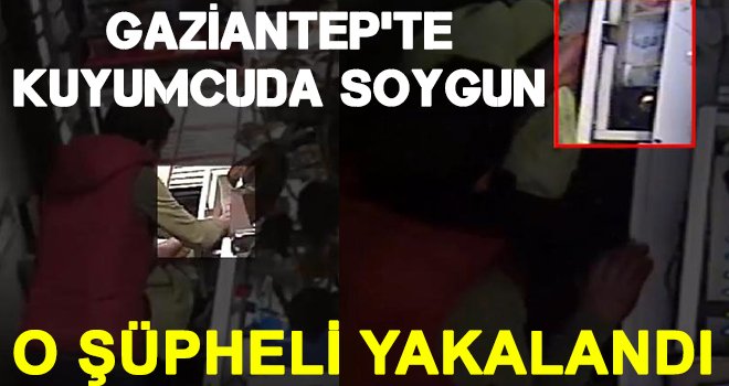 Kuyumcudaki fırsatçı hırsız, yakayı ele verdi!