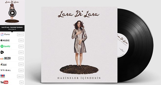 Lara Di Lara’nın albümü Plak formatında...