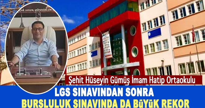 Şehit Hüseyin Gümüş İmam Hatip Ortaokulu rekora koşuyor