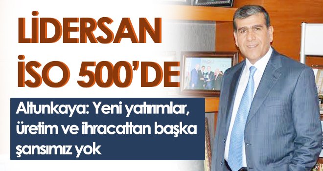 Lidersan İSO 500’de 