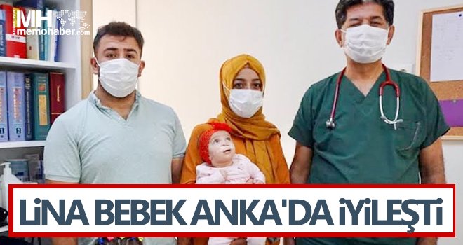 Lina bebek ANKA'da sağlığına kavuştu