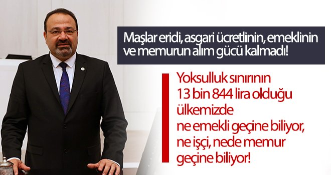 Lüks ve şatafatın bedelini vatandaşa ödetmekten vazgeçin!