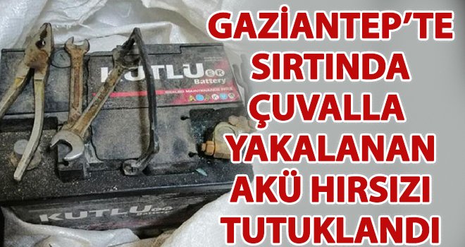 Mahalle bekçileri akü hırsızlarına göz açtırmıyor!