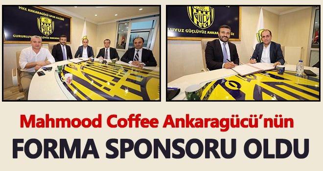 Mahmood Coffee Ankaragücü’nün forma sponsoru oldu