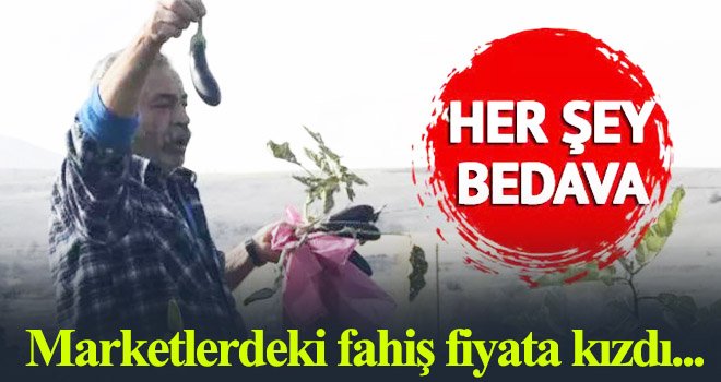 Marketlerdeki fiyata kızdı! 7 tonluk sebzeyi ücretsiz dağıttı