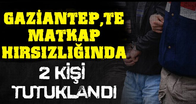 Matkap ve zımba makinesi hırsızlığına 2 tutuklama