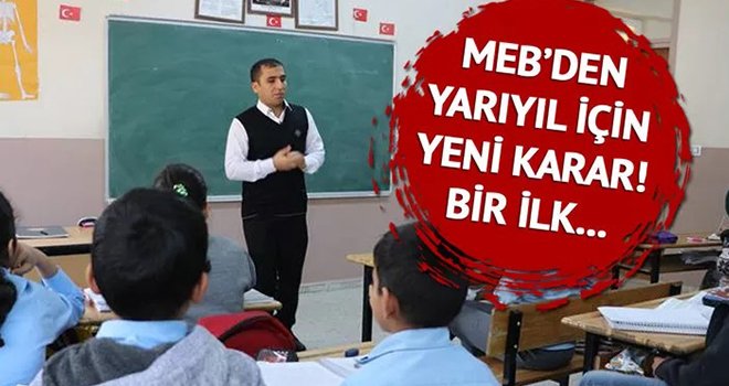 MEB'den yarıyıl tatili için yeni karar! ÖBA uygulanacak