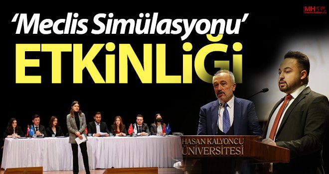 ‘Meclis Simülasyonu’ etkinliği HKÜ’de gerçekleştirildi