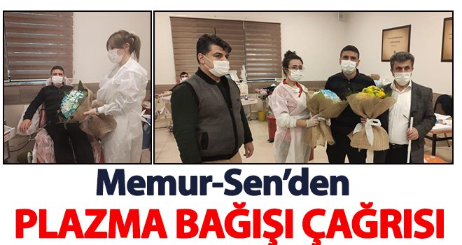 Memur-Sen Gaziantep'ten 'Kan Ver Hayat Ver' Çağrısı