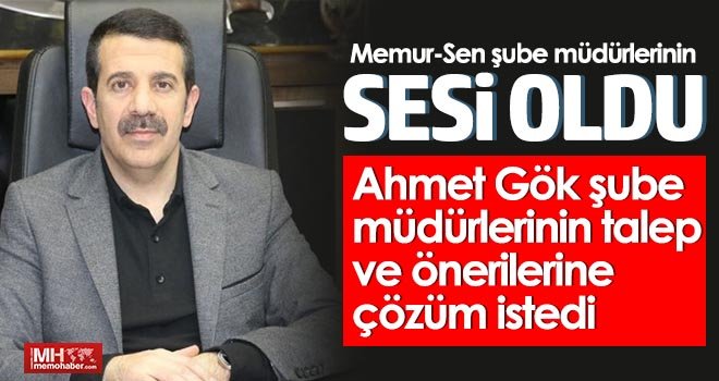 Memur-Sen MEB şube müdürlerinin talep ve önerilerini açıkladı 