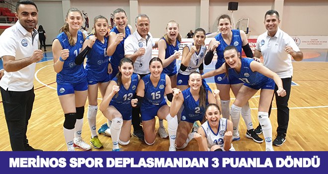 Merinos spor ligdeki sıralamasını bir üst sıraya taşıdı