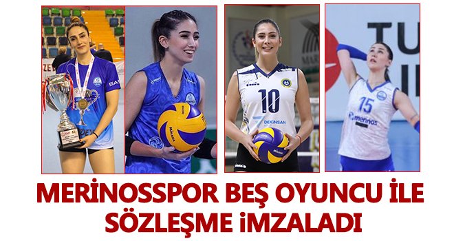Merinosspor 5 oyuncu ile sözleşme imzaladı