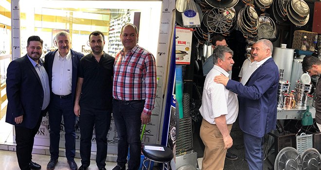 MHP Gaziantep milletvekili adayı Atay sahada