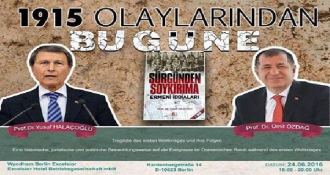 MHP'li Özdağ ve Halaçoğlu, Almanya’da 'Ermeni' konferansı verecek
