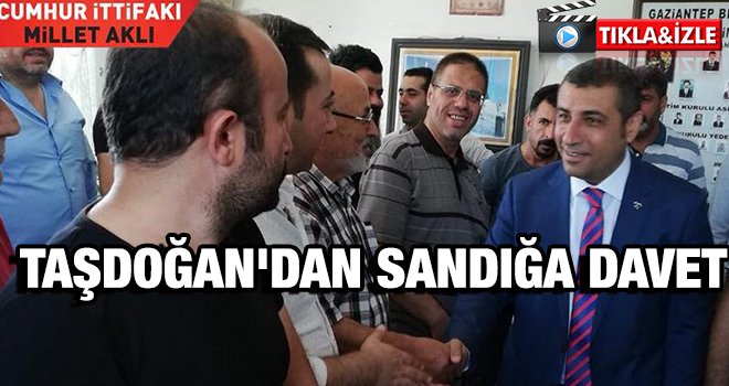 MHP'li Taşdoğan milleti sandığa davet etti