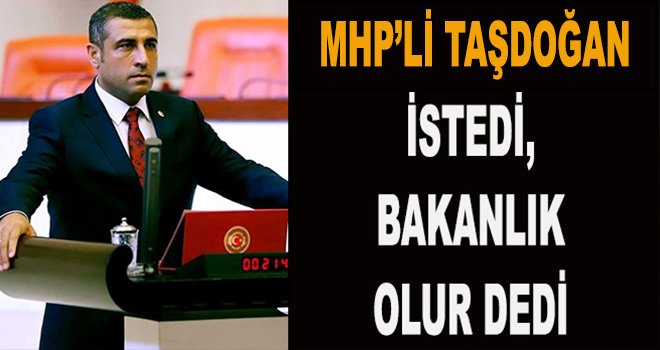 MHP'li Taşdoğan Nadir Hastalıkları meclise taşıdı