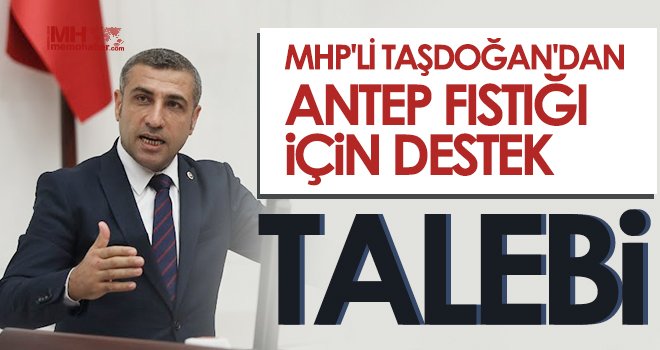 MHP'li Taşdoğan'dan Antep fıstığı için destek talebi