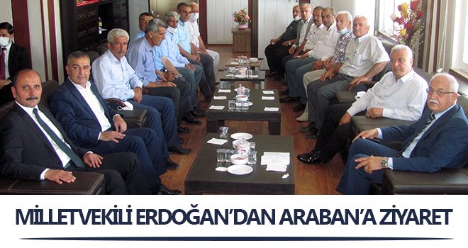 Milletvekili Erdoğan’dan Araban’a ziyaret