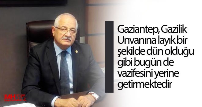 Milletvekili Eroğan'dan Gazilik unvanı yıldönümü mesajı