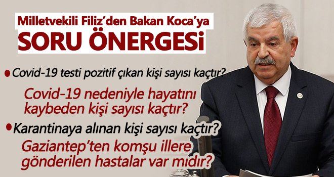Milletvekili Filiz’den bakan kocaya çağrı!
