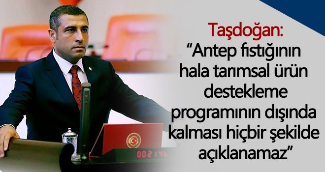 Milletvekili Taşdoğan Antep fıstığını meclise taşıdı