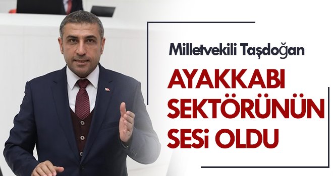 Milletvekili Taşdoğan, ayakkabı sektörünün sesi oldu