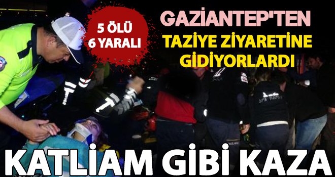 Minibüs TIR'a arkadan çarptı! Ortalık kan gölüne döndü