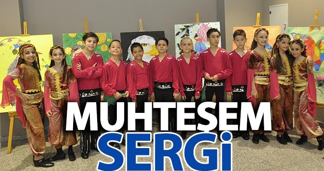 Minik GKV’lilerden muhteşem yıl sonu sergisi