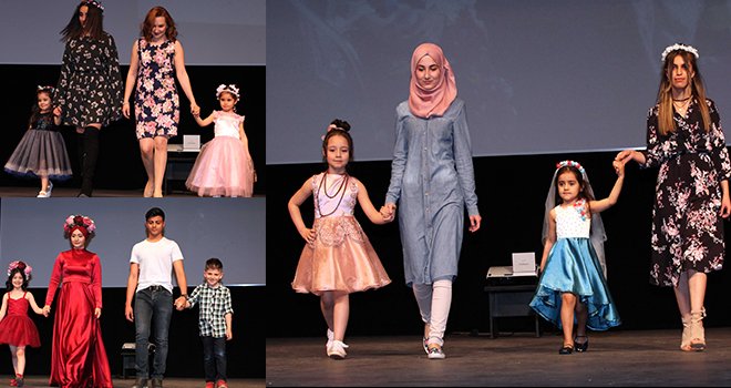 Minik mankenlerden tanıttım