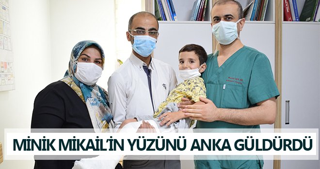 Minik Mikail’in yüzünü ANKA güldürdü