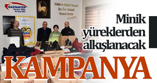 Minik yüreklerden alkışlanacak kampanya