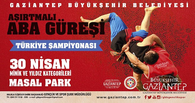 Minikler ve yıldızlar aşırtmalı 'Aba Güreşi'